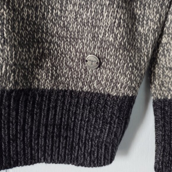 Burnside Crew Neck Striped Long Sleeve Sweater - Picture 6 of 9